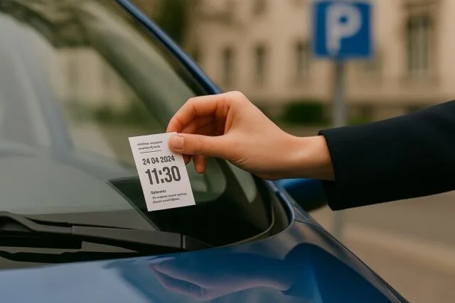 kary za przekroczenie czasu parkowania niezgodne z prawem