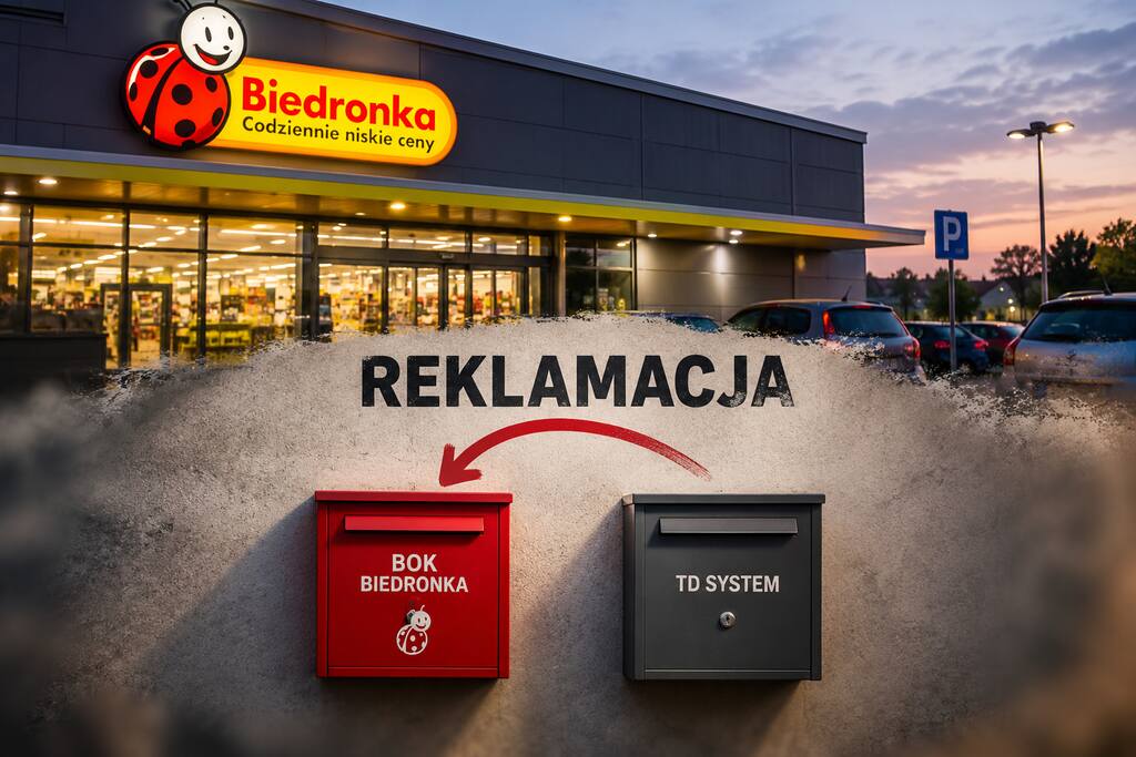 Parking przy Biedronce